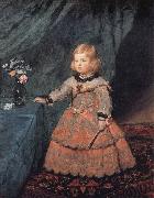 Diego Velazquez Infanta Margarita Teresa in a pink dress Sweden oil painting reproduction